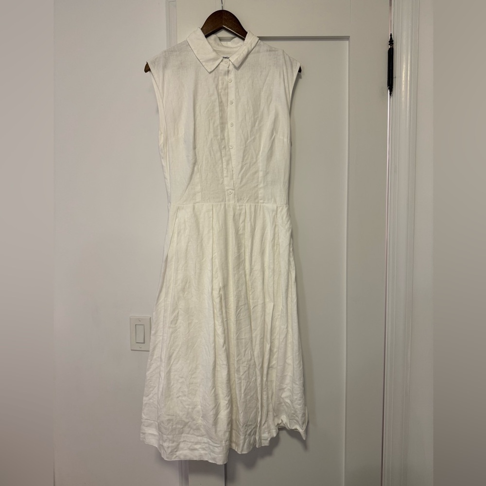 Reformation Prim linen dress in white - Picture 3 of 3